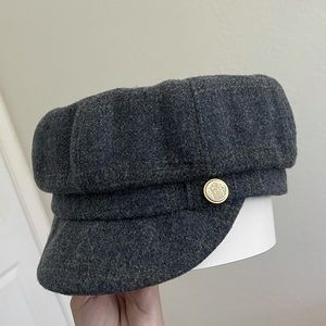 Grey Cloche Hat